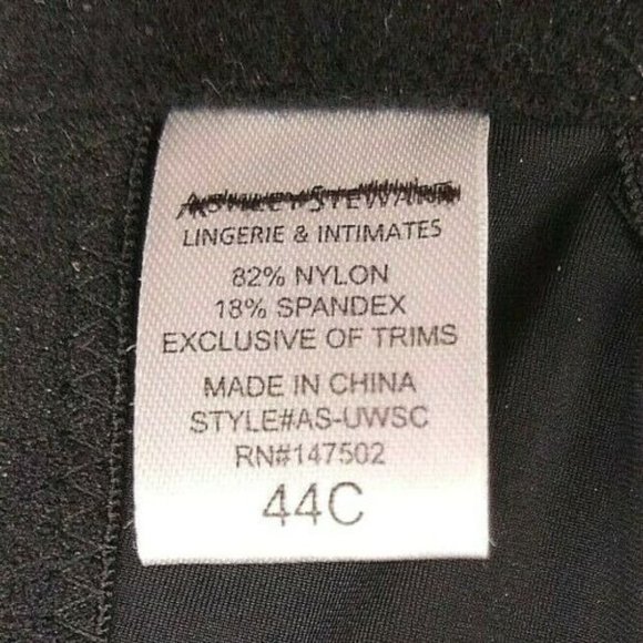 Ashley Stewart Bra Unlined U/W Nylon Soft Cup 44C - Picture 4 of 7